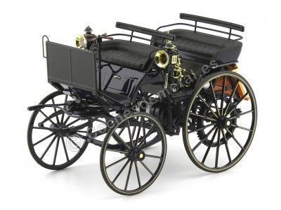 Cochesdemetal.es 1886 Carruaje a Motor Daimler Motorkutsche Azul 1:18 Dealer Edition B66041416