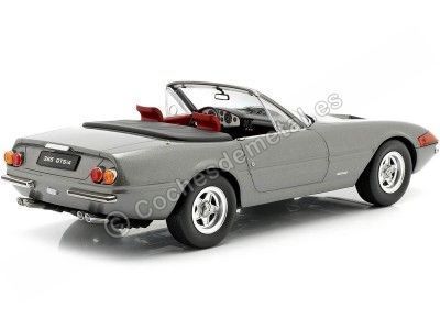 Cochesdemetal.es 1969 Ferrari 365 GTB/4 Daytona Convertible Serie 2 Gris Metalizado 1:18 KK-Scale KKDC180622 2