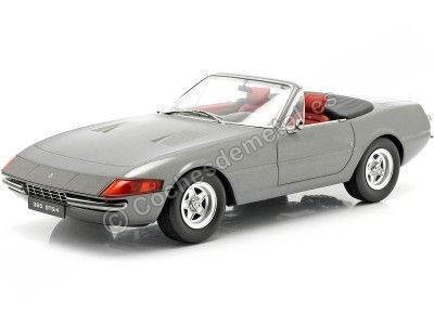 Cochesdemetal.es 1969 Ferrari 365 GTB/4 Daytona Convertible Serie 2 Gris Metalizado 1:18 KK-Scale KKDC180622