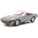 Cochesdemetal.es 1969 Ferrari 365 GTB/4 Daytona Convertible Serie 2 Gris Metalizado 1:18 KK-Scale KKDC180622