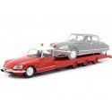 Cochesdemetal.es 1970 Citroen DS Tissier Autotransporter Rojo 1:18 CMR139
