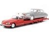 Cochesdemetal.es 1970 Citroen DS Tissier Autotransporter Rojo 1:18 CMR139