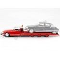 Cochesdemetal.es 1970 Citroen DS Tissier Autotransporter Rojo 1:18 CMR139