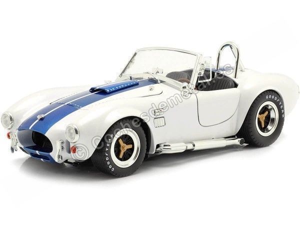Cochesdemetal.es 1965 Shelby Cobra 427 S/C Blanco/Azul 1:18 Shelby Collectibles 115