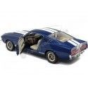 Cochesdemetal.es 1967 Ford Shelby Mustang GT500 Azul/Blanco 1:18 Solo S1802903