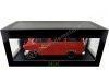 Cochesdemetal.es 1965 Ford Transit Bus Cuerpo de Bomberos Rojo 1:18 KK-Scale KKDC180467