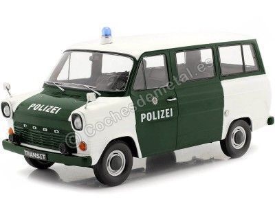 1965 Ford Transit Bus Policia Hamburgo 1:18 KK-Scale 180466 Cochesdemetal.es