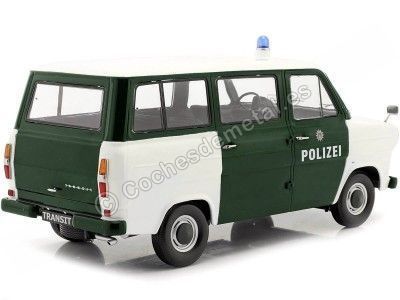 1965 Ford Transit Bus Policia Hamburgo 1:18 KK-Scale 180466 Cochesdemetal.es 2