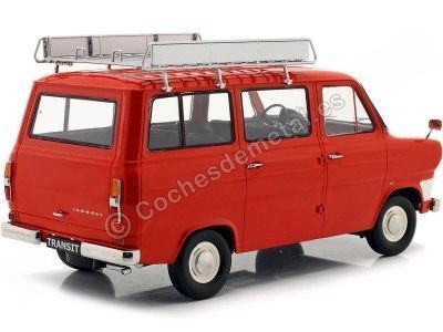 Cochesdemetal.es 1965 Ford Transit Bus Rojo 1:18 KK-Scale KKDC180465 2