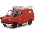 Cochesdemetal.es 1965 Ford Transit Furgoneta "Bomberos de Westfalia" Rojo 1:18 KK-Scale KKDC180495