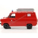 Cochesdemetal.es 1965 Ford Transit Furgoneta "Bomberos de Westfalia" Rojo 1:18 KK-Scale KKDC180495