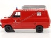 CARSDEMETAL.ES 1965 Ford Transit Van "Westfalia Firefighters" Red 1:18 KK-échelle KKDC180495