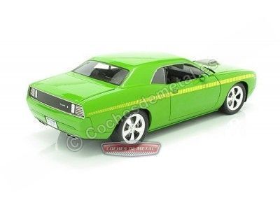 Cochesdemetal.es 2011 Plymouth Cuda Barracuda Concept Car HEMI 6.1 Verde 1:18 Highway-61 50840 2