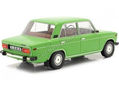 1980 Lada 2106 (Seat 124) Verde Brillante RAL6018 1:18 Triple-9 1800247 Cochesdemetal.es 2