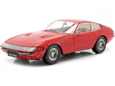 1969 Ferrari 365 GTB/4 Daytona Coupe Serie 1 Rojo 1:18 KK-Scale 180581 Cochesdemetal.es