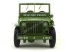 Cochesdemetal.es 1944 Jeep Willys Police militaire Green Khaki 1:18 American Diorama 77406