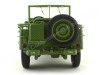 Cochesdemetal.es 1944 Jeep Willys Police militaire Green Khaki 1:18 American Diorama 77406