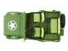 Cochesdemetal.es 1944 Jeep Willys Police militaire Green Khaki 1:18 American Diorama 77406