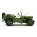 Cochesdemetal.es 1944 Jeep Willys Police militaire Green Khaki 1:18 American Diorama 77406