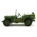 Cochesdemetal.es 1944 Jeep Willys Police militaire Green Khaki 1:18 American Diorama 77406