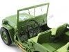 Cochesdemetal.es 1944 Jeep Willys Police militaire Green Khaki 1:18 American Diorama 77406