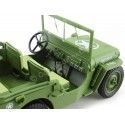 Cochesdemetal.es 1944 Jeep Willys Police militaire Green Khaki 1:18 American Diorama 77406
