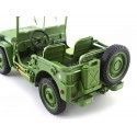 Cochesdemetal.es 1944 Jeep Willys Police militaire Green Khaki 1:18 American Diorama 77406