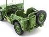 Cochesdemetal.es 1944 Jeep Willys Police militaire Green Khaki 1:18 American Diorama 77406