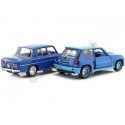 Cochesdemetal.es Set Renault "R5 Turbo + R8 Gordini" Azul 1:18 Solido S180005