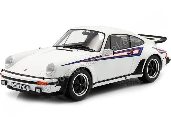 Cochesdemetal.es 1976 Porsche 911 (930) Turbo 3.0 Blanco Martini 1:18 KK-Scale KKDC180572