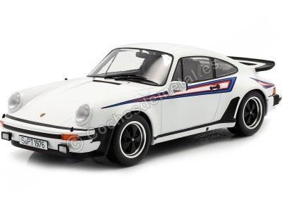 1976 Porsche 911 (930) Turbo 3.0 Blanco Martini 1:18 KK-Scale 180572 Cochesdemetal.es