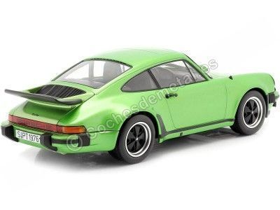 1976 Porsche 911 (930) Turbo 3.0 Verde Metalizado 1:18 KK-Scale 180573 Cochesdemetal.es 2
