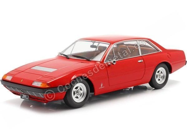 Cochesdemetal.es 1972 Ferrari 365 GT4 2+2 Rojo 1:18 KK-Scale KKDC180165