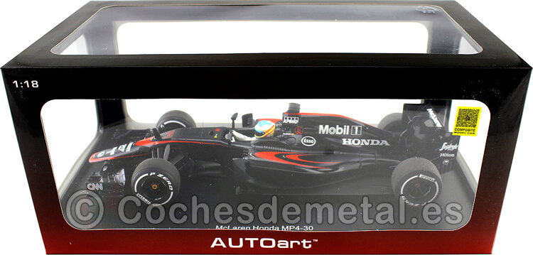 2015 McLaren MP4-30 Fernando Alonso GP F1 Barcelona 1:18 AUTOart 18121