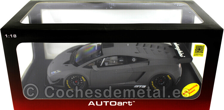 2013 Lamborghini Gallardo GT3 FL2 Dark Grey 1:18 AUTOart 81360