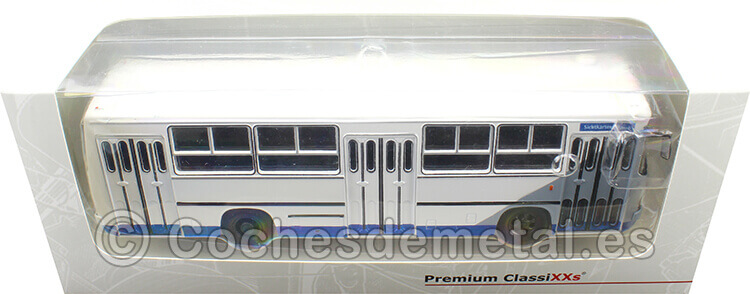1972 Ikarus 260 Transporte Urbano de Potsdam Blanco/Azul/Gris 1:43 Premium ClassiXXs PCL47154