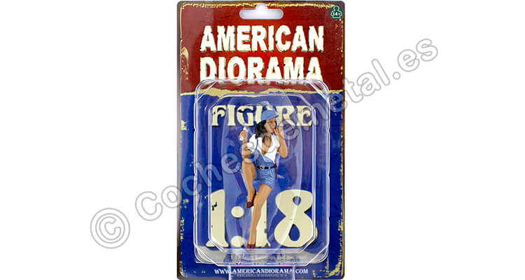 Figura de resina Chica Mecánico Jessie 1:18 American Diorama 23860