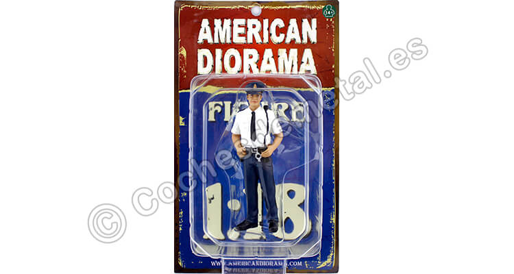 Figura de Resina Policía de Holanda 1:18 American Diorama 23993