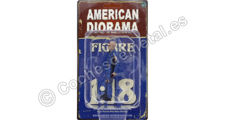 Figura de resina Zombie Mechanic I 1:18 American Diorama 38197