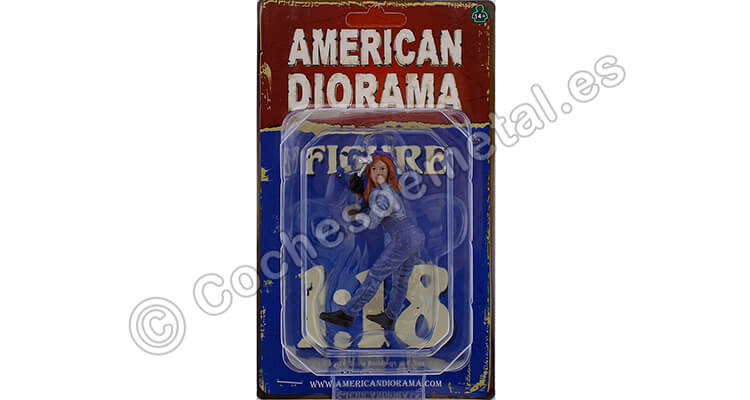 Figura de Resina Mujer Mecánico Retro I 1:18 American Diorama 38244