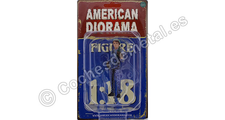 Figura de Resina Mujer Mecánico Retro IV 1:18 American Diorama 38247