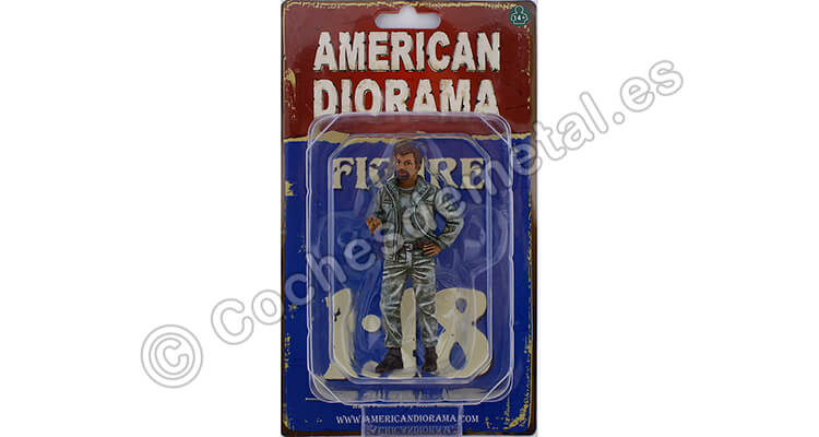 Figura de resina Mecánico Mechanic Tim 1:18 American Diorama 76259