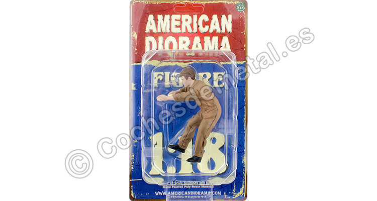 Figura de Resina Dia de Carreras Series I, Figura V 1:18 American Diorama 76287