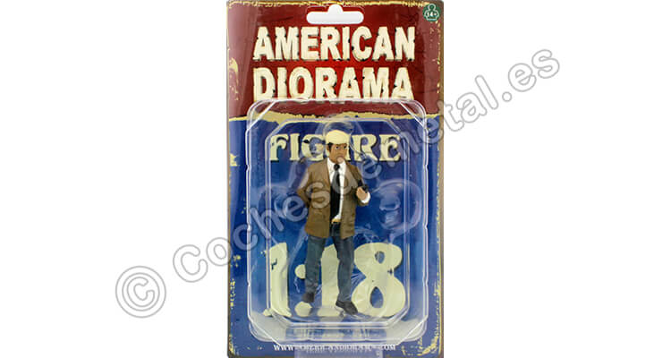 Figura de Resina Dia de Carreras Series II Figura III 1:18 American Diorama 76297