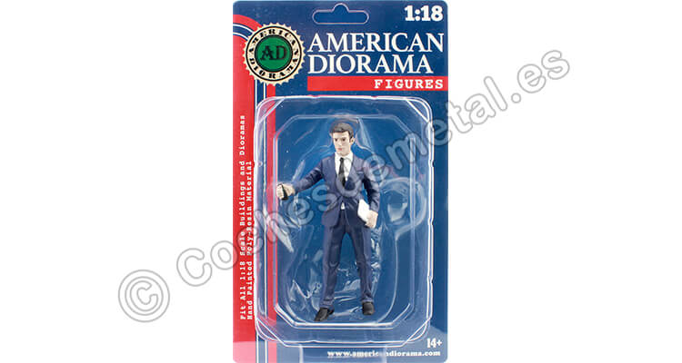 Figura de Resina En el Concesionario, Vendedor I 1:18 American Diorama 76307