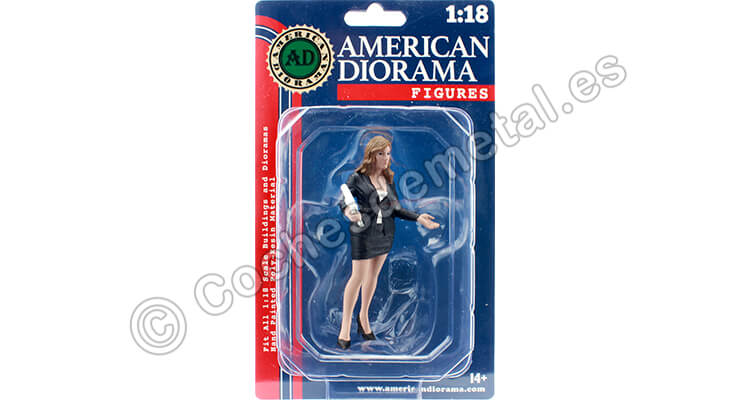 Figura de Resina En el Concesionario, Vendedor II 1:18 American Diorama 76310