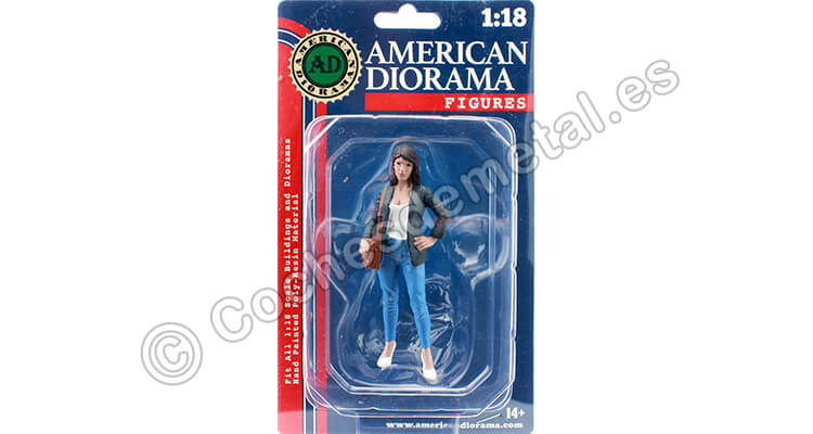 Figura de Resina En el Concesionario, Cliente IV 1:18 American Diorama 76312