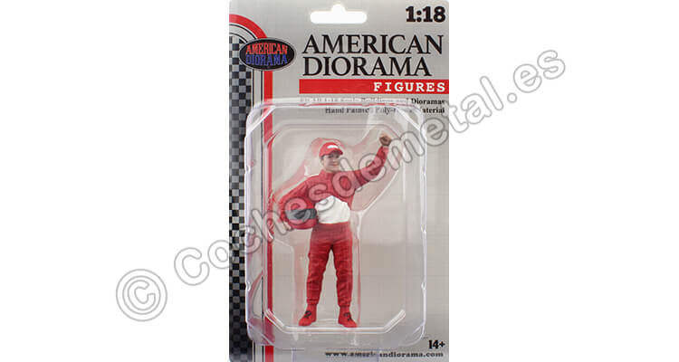 1990 Figura de Resina Michael Schumacher Leyendas de las Carreras Años 90, Figura B 1:18 American Diorama 76356