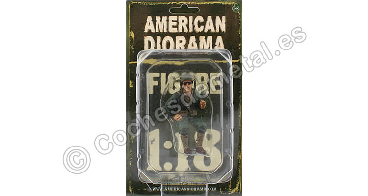 Figura de resina WWII USA Soldier Figura III 1:18 American Diorama 77412