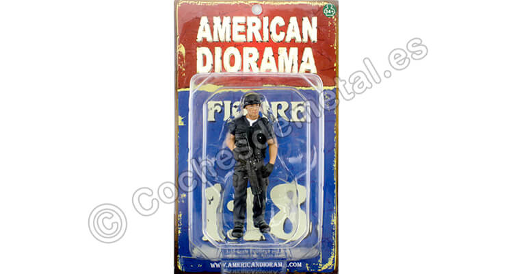 Figura de Resina Unidad GEO/SWAT Capitán 1:18 American Diorama 77418